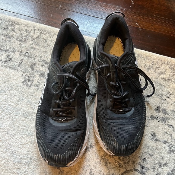 HOKA Bondi 7 Men’s Size 10.5 Black - Picture 5 of 10